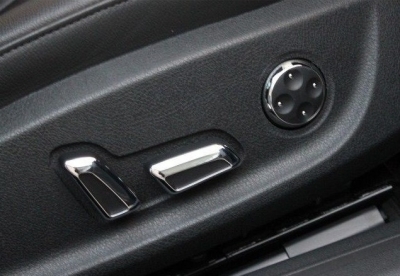 Lot De 6 Boutons Réglage Siège Auto Pour Audi A3, A4, A5, A6, Q3, Q5 - Compatible Références OEM - Noir - 9