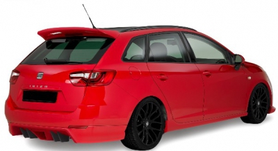 Becquet Arrière Toit ABS Noir – Aileron Spoiler Pour Seat Ibiza 6J / 6P 2008-2017, Look Sportif Tuning Hayon