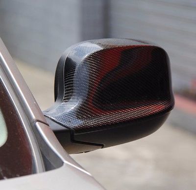 Coque Rétroviseur BMW X3 E83 2003-2010 - Paire Capuchons Miroir Extérieur Noir Brillant