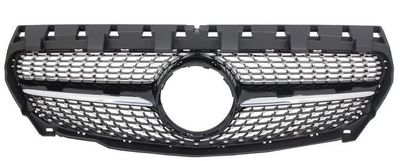 Calandre Avant Style Diamant Noir Chromé Pour Mercedes CLA W117 C117 X117 (2013-2019) – Look Sport Et Luxe - 1