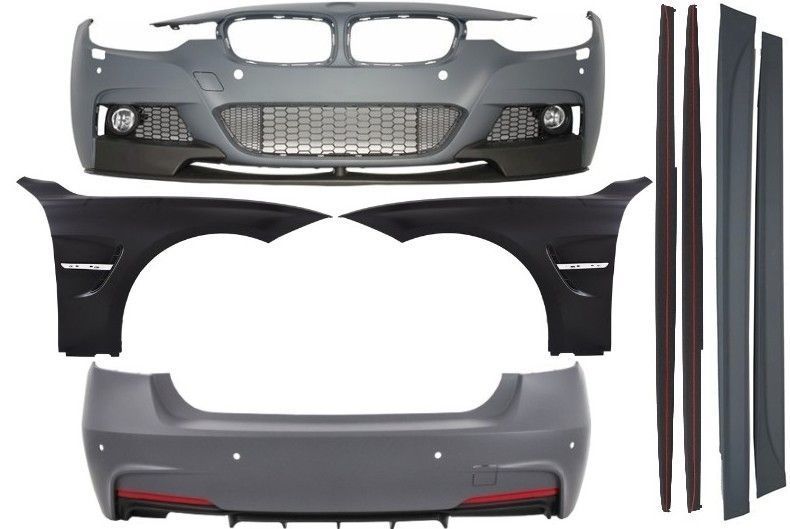 Insert Calandre BMW Série 3/4 F30 F32 M Sport - Couvre-grille Jaune V Stand
