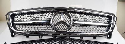 GRILLE DE CALANDRE LOOK GT - GTR PANAMERICANA POUR MERCEDES CLS W257 C257 Cls Amg Gt Optik Noir Chrome GRILLE DE CALANDRE LOOK GT - GTR PANAMERICANA POUR MERCEDES CLS W257 C257 Cls Amg Gt Optik Noir Chrome