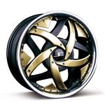 JANTE MYSTIK 17 OU 19 POUCES RED/WHITE OU CHROME INSERT