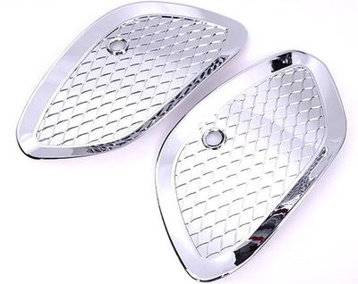 Moulures Chromées Pare-Chocs Avant Fiat 500 (312) 2007-2015 – Gauche & Droite – Look Premium ABS