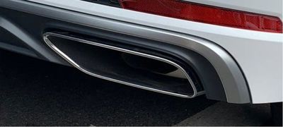 Autocollants De Décoration Pour Tuyau D'échappement Audi A5 A4 B9 2020-2021 - Noir, Acier Inoxydable, 2 Pièces - 7