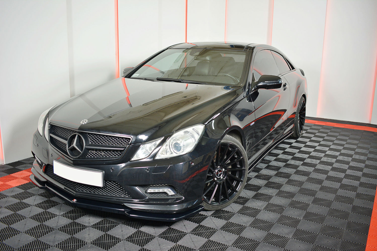 Nikou 1 Paire Cache Échappement Noir – Embouts Silencieux Tuning Pour Mercedes GLC, Classe E C207 Coupé 2014-2017