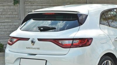 Aileron Arrière Becquet Pour Mégane 4 IV GT, Sport, Tourer 2016-2022 - Noir Brillant ABS