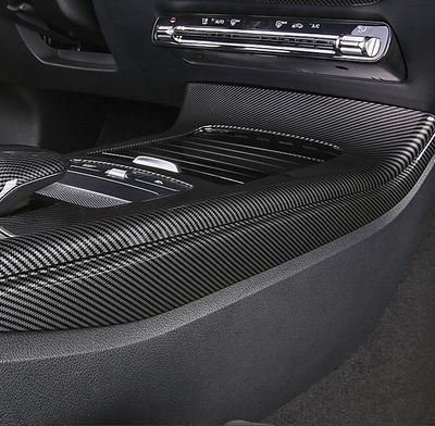 Rivestimento Console Centrale Fibra Di Carbonio Per Mercedes A/CLA Classe W177/C118 - Style 2