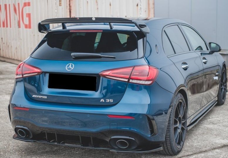 For Mercedes A Class W177 Front Bumper Spoiler Splitter Air Vent Fog