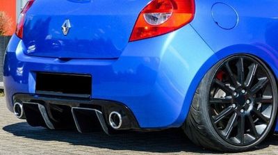 RDX Racedesign Diffuseur Arrière U-Diff Pour Renault Clio III HB 2005-2012 - PUR