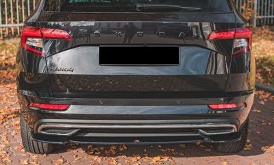 Protection Pare-Chocs Arrière Auto-Adhésive Pour Skoda Karoq – Bande Caoutchouc Noire 104x9 Cm - 9