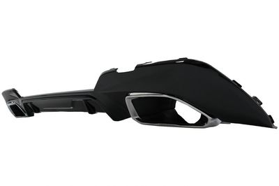DIFFUSEUR ARRIERE PIANO BLACK BMW SERIE 3 G20/G21 PHASE 1 LOOK M340I AVEC EMBOUTS OBLONGS (2019/06-2022)