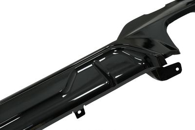 DIFFUSEUR ARRIERE PIANO BLACK BMW SERIE 3 G20/G21 PHASE 1 LOOK M340I AVEC EMBOUTS OBLONGS (2019/06-2022)