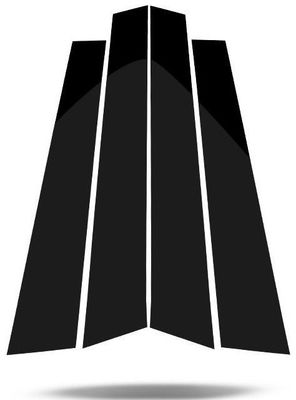 MONTANTS DE PORTES PIANO BLACK GAMME BMW