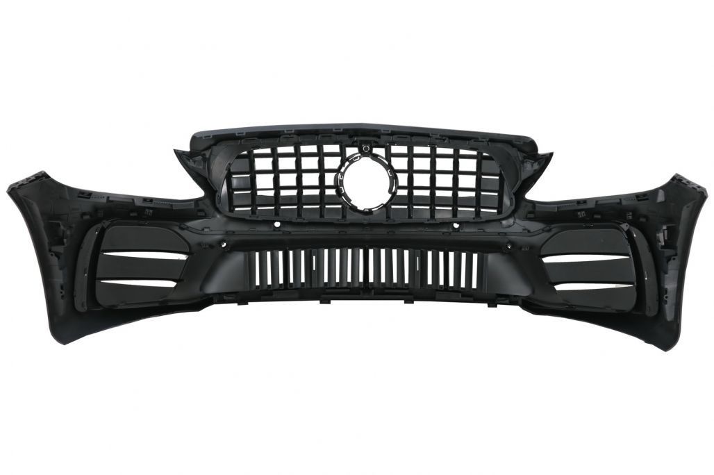 Grille De Calandre Panamericana GT Pour Mercedes Classe C W205/C205 (2015-2018) - Noir Brillant