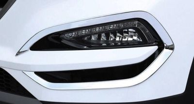 ENJOLIVEURS D'ANTIBROUILLARDS AVANT CHROMES HYUNDAI TUCSON III PHASE 1 (2015/06-2018)