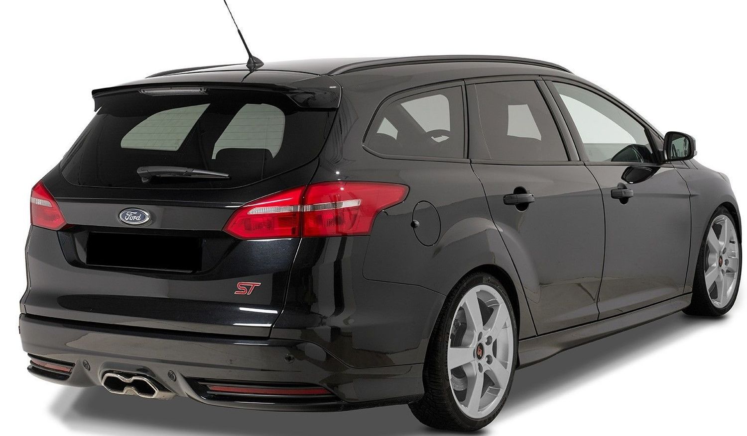 Voiture Becquets Arrière Pour Fo-RD Focus MK3 St-Line St 2011-2017,Auto Becquet De Coffre Aileron Arrière Aileron Lame Lèvre DéCoration ExtéRieure Accessoire,A/Carbon Fiber Look