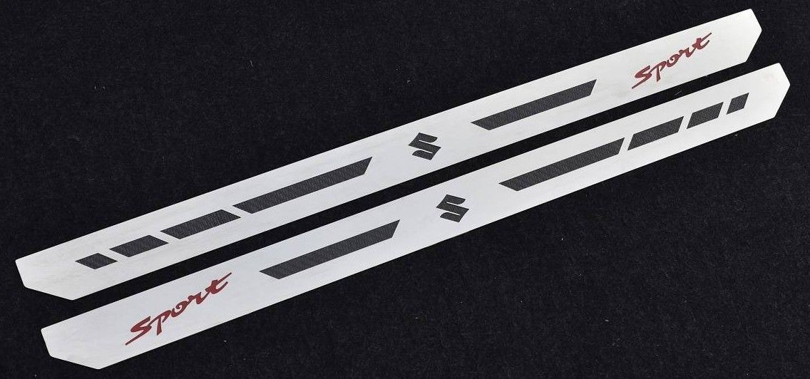 Kit 4 Pièces Protecteurs De Seuil En Acier Inoxydable Pour Suzuki Swift 2012-2021 - Anti-rayures, Style - 11