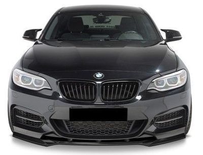 Lame De Pare-choc Avant Pour BMW Série 2 F22 (2014-2019) - Noir Brillant ABS - 11