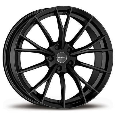 JANTE ALU MAK F5 T SILVER OU BLACK FACE POLIE 15,16,17,18 POUCES