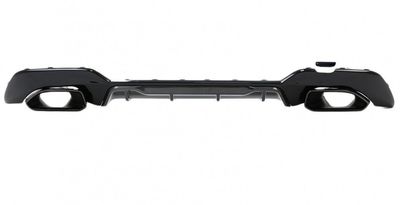 DIFFUSEUR ARRIERE PIANO BLACK BMW SERIE 3 G20/G21 PHASE 1 LOOK M340I AVEC EMBOUTS OBLONGS (2019/06-2022)