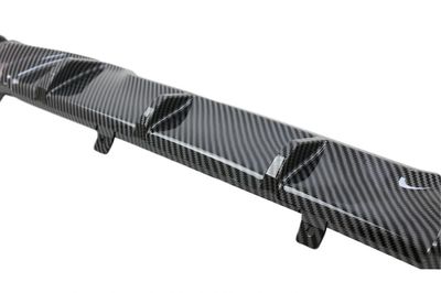 DIFFUSEUR ARRIERE PIANO BLACK BMW SERIE 3 G20/G21 PHASE 1 LOOK M340I AVEC EMBOUTS OBLONGS (2019/06-2022)