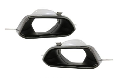 DIFFUSEUR ARRIERE PIANO BLACK BMW SERIE 3 G20/G21 PHASE 1 LOOK M340I AVEC EMBOUTS OBLONGS (2019/06-2022)