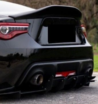 Becquet De Lèvre Pare-chocs Avant Noir Brillant - Pour Toyota GT86/FT86-S 2012-2016 - ABS - Kit D'installation Inclus - 2