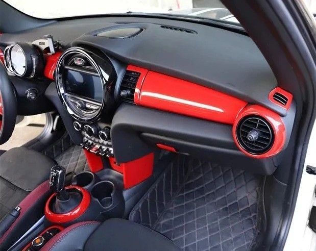 Autocollant Fibre Carbone Véritable Tableau De Bord Mini Cooper JCW One F56 F55 F54