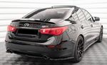 LAME DE PARE CHOC ARRIERE CENTRALE INFINITI Q50S MK1 (2014/2016)