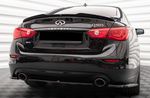 LAME DE PARE CHOC ARRIERE CENTRALE INFINITI Q50S MK1 (2014/2016)