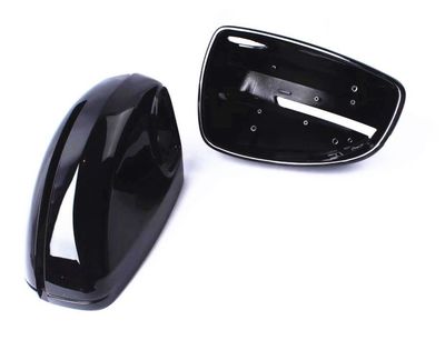Coques De Rétroviseur Pour Audi TT MK2 8J R8 2007-2014 - Paire Gauche/droite, ABS Verni Noir - Protection Et Style - 7