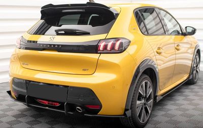 Becquet Arrière Peugeot 208 I (2015-2019) - Aileron Sportif, Adhésif, Améliore L'aérodynamisme