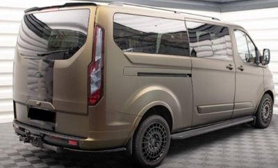 Becquet De Toit Sportif Compatible Ford Tourneo Custom & Transit Custom 2012-2018 & FL 2018- (avec Hayon) - PUR-IHS Noir