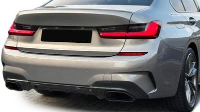 DIFFUSEUR ARRIERE PIANO BLACK BMW SERIE 3 G20/G21 PHASE 1 LOOK M340I AVEC EMBOUTS OBLONGS (2019/06-2022)
