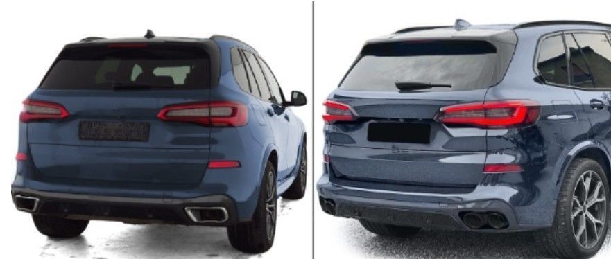 Double sorties d'échappement performance noir pour BMW X5 G05 X6 G06 X7 G07 40i Double sorties d'échappement performance noir pour BMW X5 G05 X6 G06 X7 G07 40i