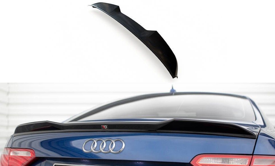 Becquet Arrière Pour Audi A5 8T Coupe 2007-2016 S5 - ABS Noir Brillant, Adhésif 3M, Sans Perçage - 3