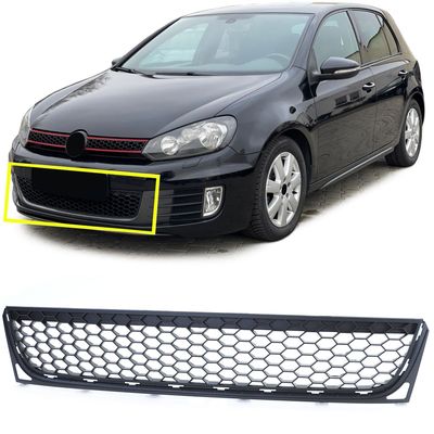 GRILLE DE PARE CHOC AVANT TYPE ABS NID D'ABEILLE VW GOLF VI GTI OU GTD (2008/2012)
