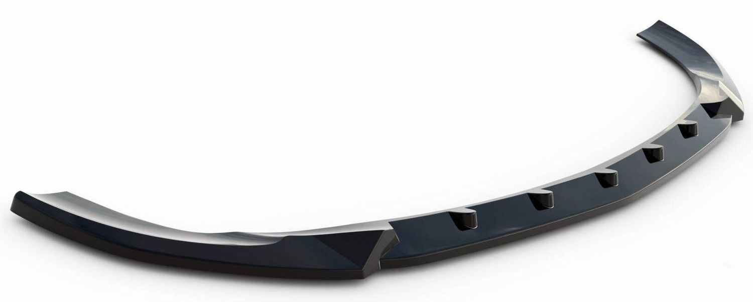 Spoiler Avant Becquet Pour Mercedes Classe E C238/A238/W213/S213 (2017-2019) - Look Carbone ABS Noir Brillant
