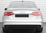 SPLITTER CENTRAL DE PARE CHOC ARRIERE AUDI A4 B8 PHASE 2 S LINE AVEC DUPLEX DUAL  "PLAT" (2015+)