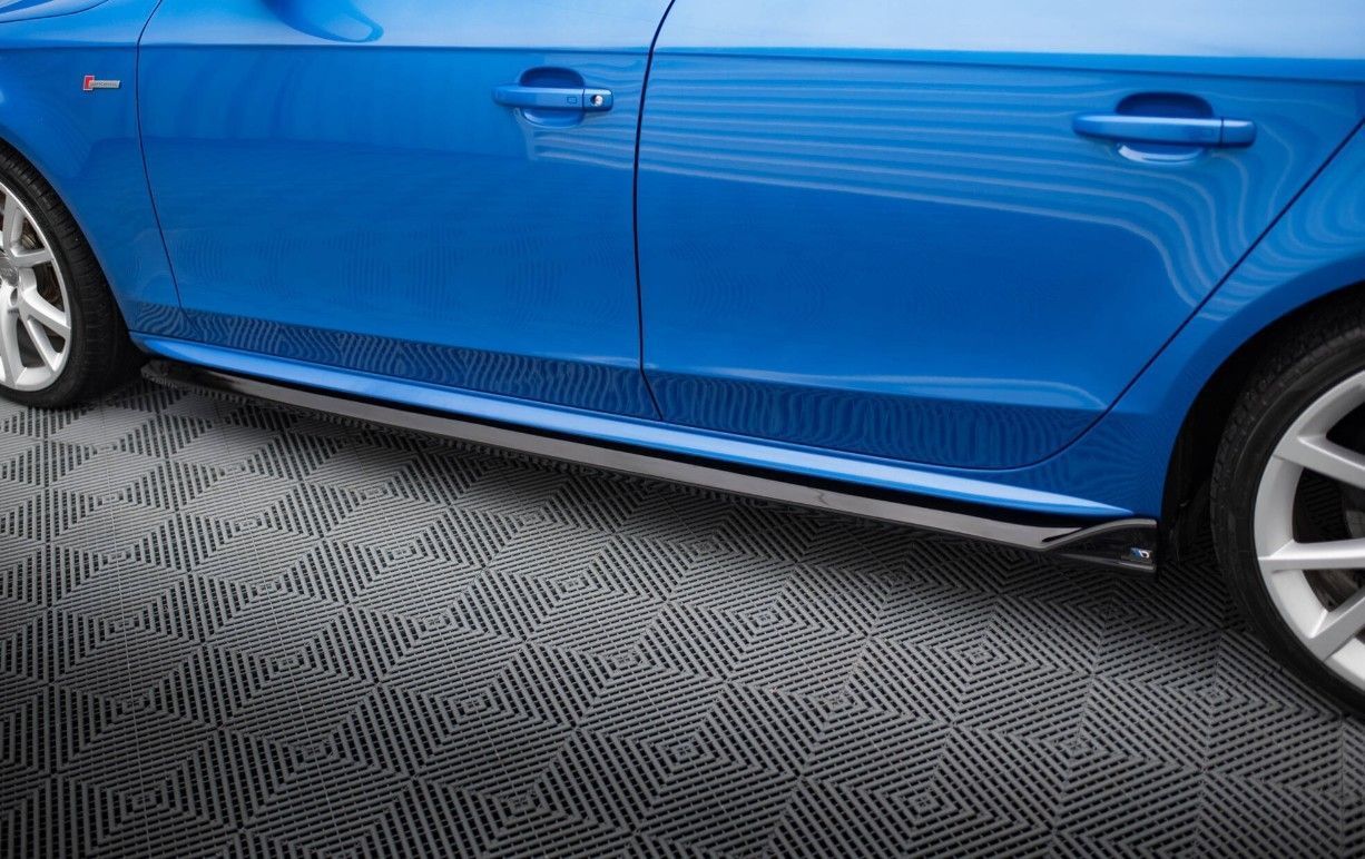 Jupe Latérale Voiture 48Cm/18.9 Pouces Kit Diffuseur Abs Haute