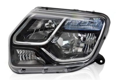 Kit Phares Gauche Et Droit Compatibles Dacia Duster 04/10-12/13 - Phares H7/H1 Avec Clignotants Chrome