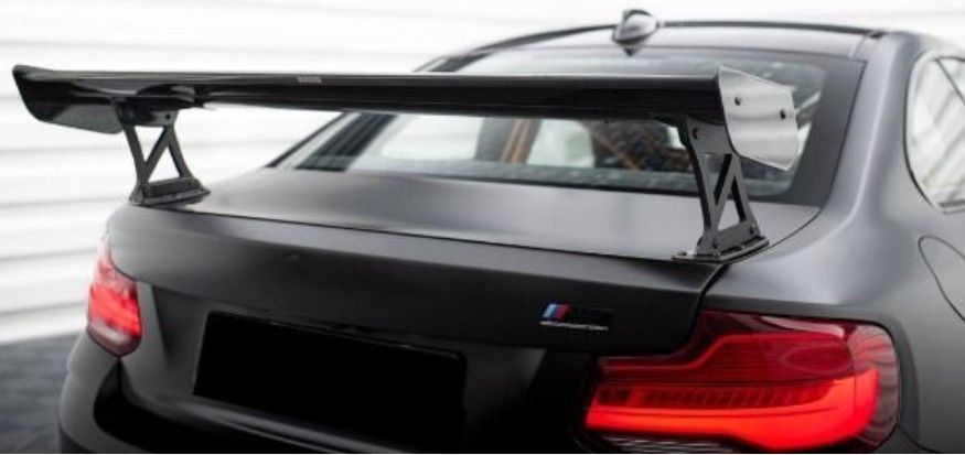 Aileron Arrière (spoiler) Coffre Pour BMW Série 2 F22 F23 F87 M2 M4 - Carbone Noir Brillant, ABS