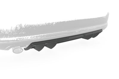 JGGQSY 2 Pièces Diffuseur De Lèvre De Pare-Chocs Arrière Pour Passat B6 B7 B8 CC - Spoiler Noir