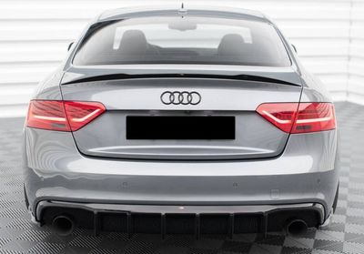 DIFFUSEUR ARRIERE AUDI A5 8T/2 S LINE COUPE OU SPORTBACK PHASE 2 PIANO BLACK FINISH (2012/2016)