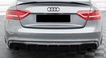 DIFFUSEUR ARRIERE AUDI A5 8T/2 S LINE COUPE OU SPORTBACK PHASE 2 PIANO BLACK FINISH (2012/2016)