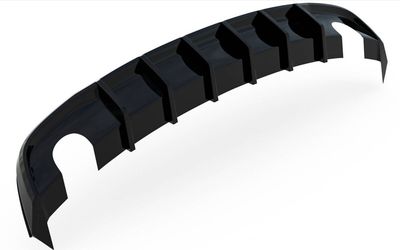DIFFUSEUR ARRIERE AUDI A5 8T/2 S LINE COUPE OU SPORTBACK PHASE 2 PIANO BLACK FINISH (2012/2016)