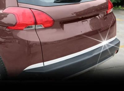 Baguette Chromée Universelle Pour Coffre Peugeot 208 II - 1.2 M, Largeur 21 Mm, Adhésif 3M, à Découper - 13