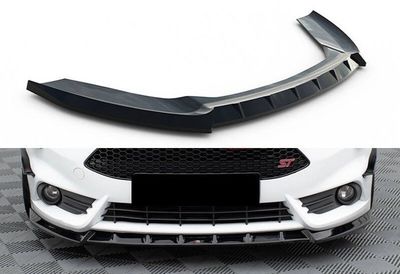 Lame Pare-chocs Avant Pour Ford Fiesta ST MK7 (2012-2017) - Garniture Décorative ABS Noir Brillant - Style Sportif Et Protection - 10