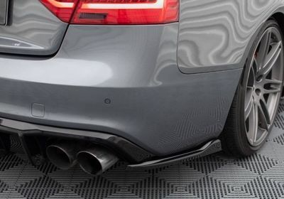 DIFFUSEUR ARRIERE AUDI A5 8T/2 S LINE COUPE OU SPORTBACK PHASE 2 PIANO BLACK FINISH (2012/2016)
